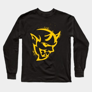 demon yellow crack Long Sleeve T-Shirt